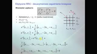 Metody numeryczne Wykład nr 10 Rozwiązywanie równań różniczkowych cząstkowych [upl. by Wendie]