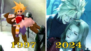 Final Fantasy VII Sephiroth Kills Aerith Graphics Comparison 1997 vs 2024 [upl. by Fisa]