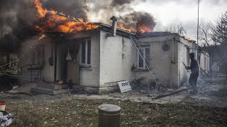 Russia escalates assaults on Ukrainian cities [upl. by Adirahs]