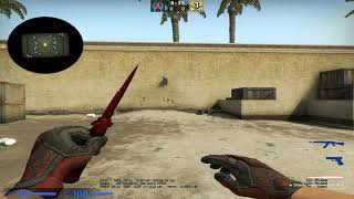 Stiletto Knife  Crimson Web FT Crimson Web Gloves WW [upl. by Eilzel]