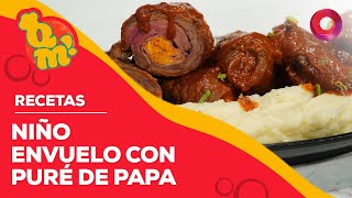 RECETA de NIÑOS ENVUELTOS con PURÉ DE PAPA  QuéMañana [upl. by Gefell143]