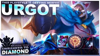 THIS PLAYSTYLE IS GETTING NERFED URGOT  League of Legends [upl. by Anaig820]