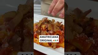 🍝🛑Pasta AMATRICIANA ORIGINAL🇮🇹chefroberta pasta food [upl. by Oelc727]