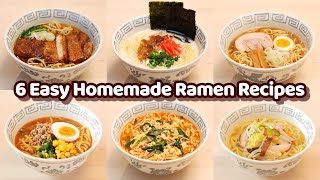 6 Easy Ways to Make Japanese Homemade Ramen  Revealing Secret Recipes [upl. by Hermy]