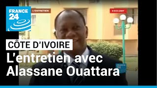 Le nouveau président Alassane Ouattara demande à Laurent Gbagbo de quitter le pouvoir • FRANCE 24 [upl. by Elirpa]