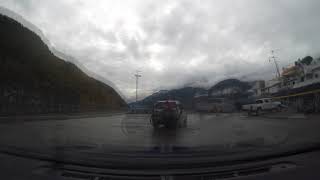 Boarding Ferry in Skagway to Haines AK MV LeConte Alaska Marine Highway System [upl. by Hael]