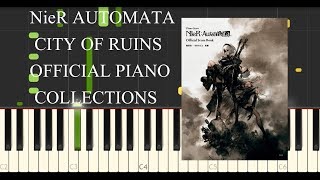 NieR Automata  City of Ruins Official Score Book [upl. by Eenal]