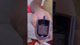 Glucometer ग्लूकोमीटर से शुगर जांच।blood sugar measured by Glucometer [upl. by Arocat238]