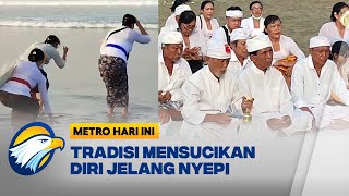 Melihat Tradisi Melasti di Bali Jelang Nyepi [upl. by Uoliram]