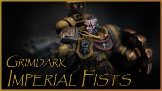 How to paint GRIMDARK Imperial Fists [upl. by Emile]