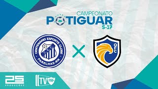 🔴 AO VIVO CENTENÁRIO X QFC  CAMPEONATO POTIGUAR SUB17 2024 [upl. by Dudden]