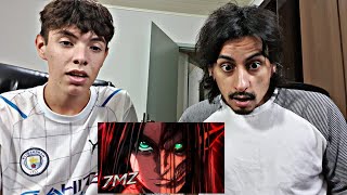 UM JOGADOR DE BASQUETE Reage a Eren Attack on Titan  AO SOM DO ESTRONDO  7 Minutoz [upl. by Wappes]