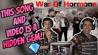 MV BTS방탄소년단  War of Hormone호르몬 전쟁 Reaction [upl. by Atnuahc]