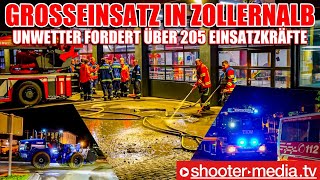 ⚡️ UNWETTER ÜBER 250 EINSATZKRÄFTE im GROSSEINSATZ ⚡️  🚒 Feuerwache auch unter Wasser 🚒 [upl. by Ezarras]