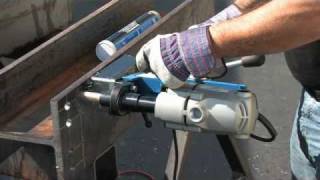 Hougen HMD904S Swivel Base Mag Drill [upl. by Brigham762]