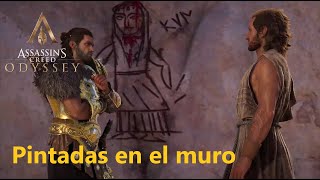 Pintadas en el muro  Assassin’s Creed® Odyssey  Misión Secundaria [upl. by Senzer904]