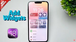 How to Add Widgets on Lock Screen iOS 18 [upl. by Droflim142]