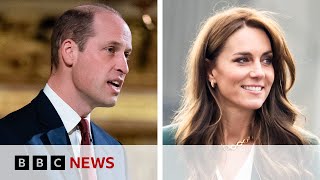 Prince William visits Kate in hospital after surgery  BBC News [upl. by Lachus]