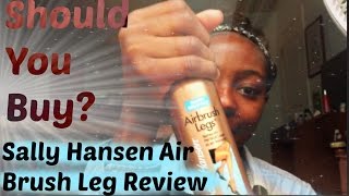 Sally Hansen airbrush leg makeup Review [upl. by Godfrey]