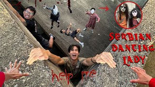 Parkour vs SERBIAN DANCING LADY 60  Epic Parkour POV HORROR by Highnoy [upl. by Derinna]