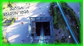 Baron 1898  Onride POV  Efteling 2018  Dive Coaster [upl. by Rachele787]