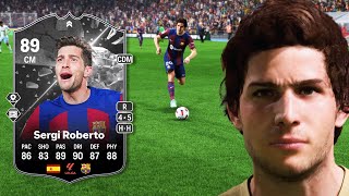 89 SHOWDOWN SERGI ROBERTO SBC PLAYER REVIEW  EA FC 24 ULTIMATE TEAM [upl. by Mathews]