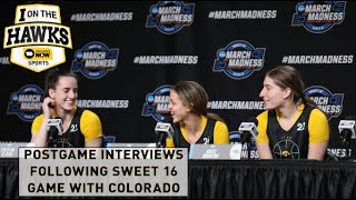 Iowa Hawkeye postgame interviews following Colorado game [upl. by Analram]