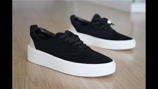 FEAR OF GOD 101 LOW TOP VINTAGE BLACK UNBOXING REVIEW [upl. by Rednijar]