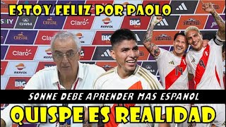 FOSSATI Y CASTILLO POST PERU VS DOMINICANA ELOGIOS PA PIERO QUISPE Y PAOLO GUERRERO [upl. by Acile]