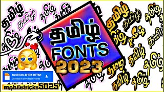 Tamil fonts download link  தமிழ் Fonts 250 🤩 Tamil Fonts  Trending  Picsart  Pixellab font [upl. by Urbai]