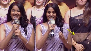 Actress Brigida Saga Cute Speech at Peddha Kapu 1 Pre Release Event  Srikanth Addala  Anasuya [upl. by Anyt]