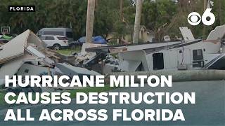 Hurricane Milton wreaks havoc across the state of Florida [upl. by Asus]