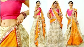 5 Dupatta Draping Styles You MUST Try  How To Wear Lehenga Perfectly this Wedding Season  Anaysa [upl. by Longawa]