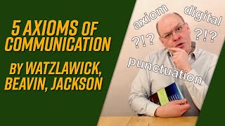 The 5 Axioms of Communication by Watzlawick Beavin and Jackson [upl. by Pliske]