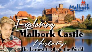 THE HISTORY OF MALBORK CASTLE  LARGEST CASTLE IN THE WORLD  THE PART OF MY ULTIMATE WALKING TOUR [upl. by Ykcim685]