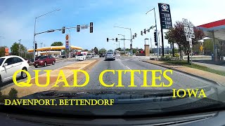 Quad Cities  Iowa  Davenport  Bettendorf  Locust St to Middle Rd  Time Lapse [upl. by Ahern49]