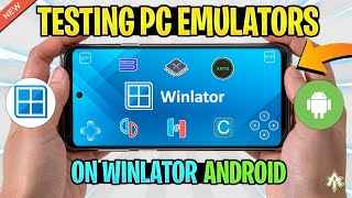 TESTING PC EMULATORS ON WINLATOR ANDROID  RPCS3XENIARYUJINX amp MORE [upl. by Lraed]