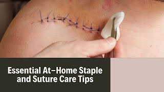 Staple and Suture Care At home [upl. by Acirat31]