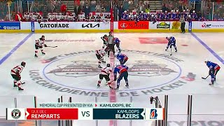 Quebec Remparts vs Kamloops Blazers Roundrobin  2023 Memorial Cup [upl. by Gale]