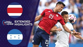 Costa Rica vs Honduras Extended Highlights  CONCACAF Nations League  CBS Sports Golazo [upl. by Ieluuk]