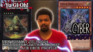 Yugioh new format post July 2024 1st place deck profilecyber dragonKyle Lewis [upl. by Silbahc293]