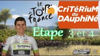 Tour de France 2017  CRITÉRIUM DU DAUPHINE 2018  Etape 3 et 4 [upl. by Ahsekad]