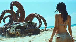 Friends struggle to survive against murderous beach sand  Horror Thriller  Full Movie HD [upl. by Frentz]