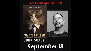 John Scalzi discusses Starter Villain [upl. by Aknahs]