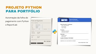 Como criar Folha de pagamento Personalizado e Automatizado em PDF com Python e ReportLab 02 [upl. by Rodgiva]