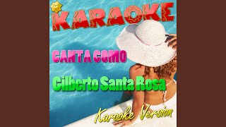 Amandote Popularizado por Gilberto Santa Rosa Karaoke Version [upl. by Arihs]