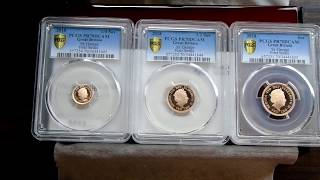 2018 Privy Mark Sovereign Gold Proof 3 Coin Set PCGS PR70 DCAM FS [upl. by Ajim]