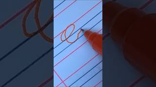 How to write capital C and small e in cursive cursive calligraphy handwriting shorts [upl. by Ecinahs126]