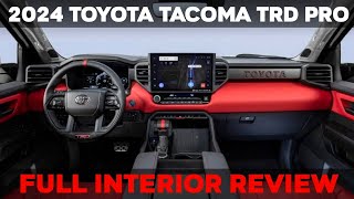 2024 Toyota Tacoma TRD Pro Interior Review [upl. by Atinihs]