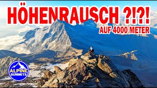 Weissmies 4017 m  HÖHENRAUSCH AUF 4000 M   Überschreitung  Südgrat  Normalweg [upl. by Xyla]